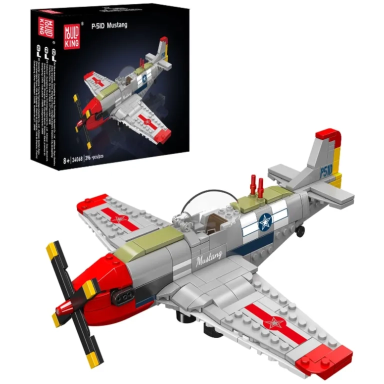 Mould King stabebnica lietadlo P-51D Mustang