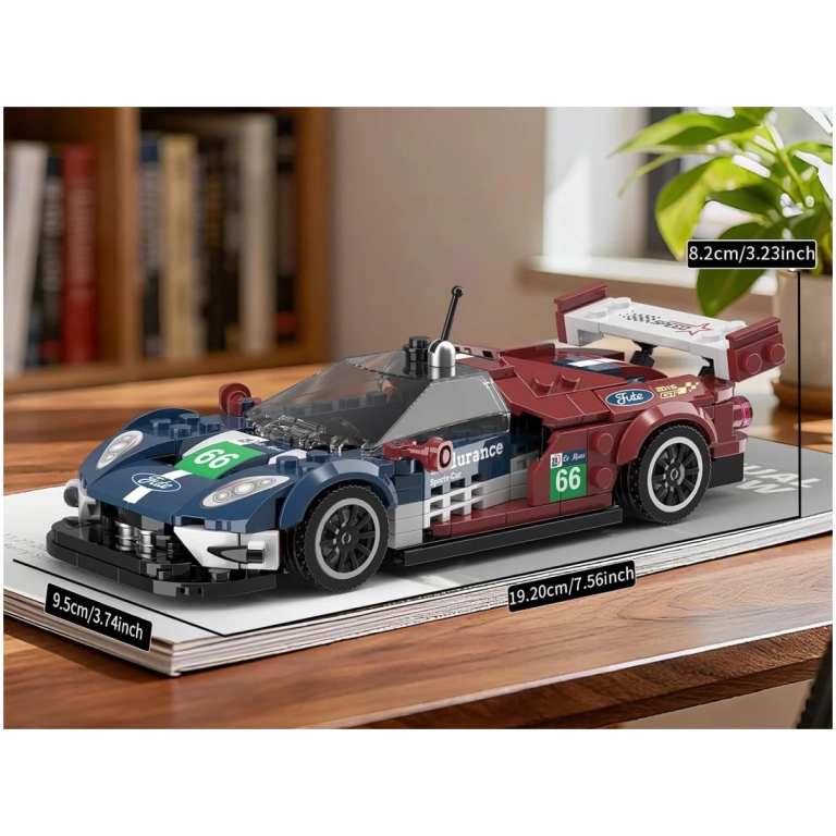 Mould King stabebnica športové auto LeMans Endurance Racing car 5 Mould King stabebnica športové auto LeMans Endurance Racing car