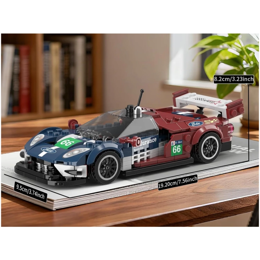 Mould King stabebnica športové auto LeMans Endurance Racing car