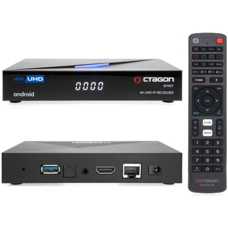 OCTAGON SPIRIT HDR10+ AndroidTV 9 1 OCTAGON SPIRIT HDR10+ AndroidTV 9