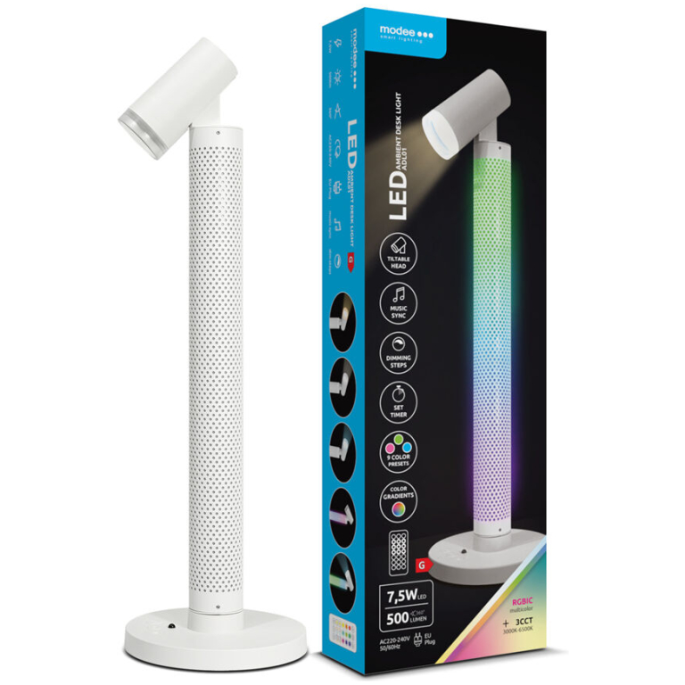 Modee ADL01 stolná lampa ambient 7,5W + diaľkové ovládanie