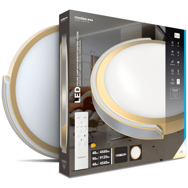 Modee LED stropné svietidlo CLA C206 2x48W 3CCT 9120 lumenov