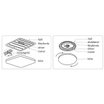 Modee LED stropné svietidlo A-H102 2x48W 3CCT+ diaľkové ovládanie