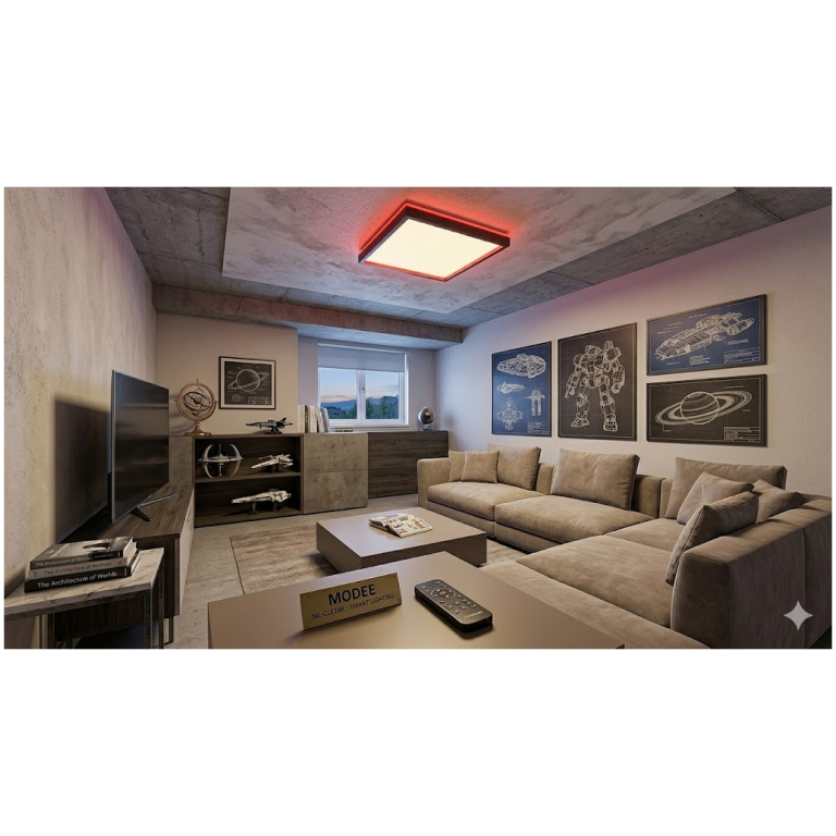 Modee LED stropné svietidlo CLB3BK 40+10W 3CCT+RGB 3000lumen čierny lem 8 Modee LED stropné svietidlo CLB3BK 40+10W 3CCT+RGB 3000lumen čierny lem