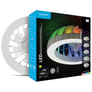 Modee LED stropné svietidlo s ventilátorom CLRGB F2W 30W 4200lumenov D540mm