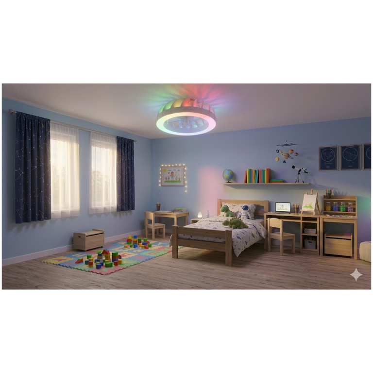 Modee LED stropné svietidlo s ventilátorom CLRGB F2W 30W 4200lumenov D540mm 17 Modee LED stropné svietidlo s ventilátorom CLRGB F2W 30W 4200lumenov D540mm