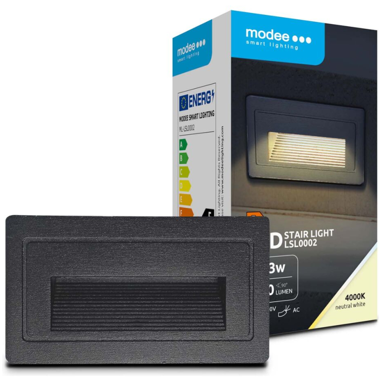 Modee LSL0002 3W IP65 schodiskové svetlo