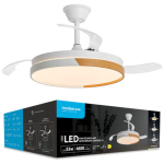 Modee LED stropné svietidlo s ventilátorom CL3CCT F3W 33W 4600lumenov D500mm