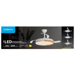 Modee LED stropné svietidlo s ventilátorom CL3CCT F3W 33W 4600lumenov D500mm