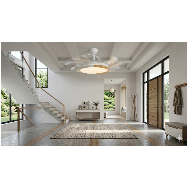 Modee LED stropné svietidlo s ventilátorom CL3CCT F3W 33W 4600lumenov D500mm