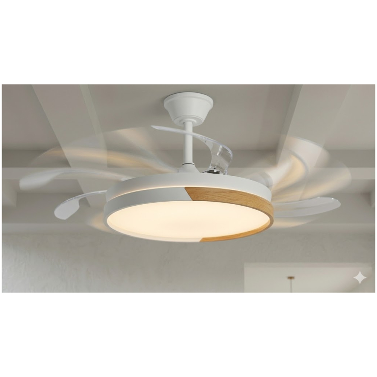 Modee LED stropné svietidlo s ventilátorom CL3CCT F3W 33W 4600lumenov D500mm