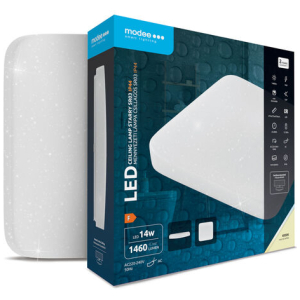 Modee LED stropné svietidlo 14W 4000K IP44 275x275mm 1460 lumenov