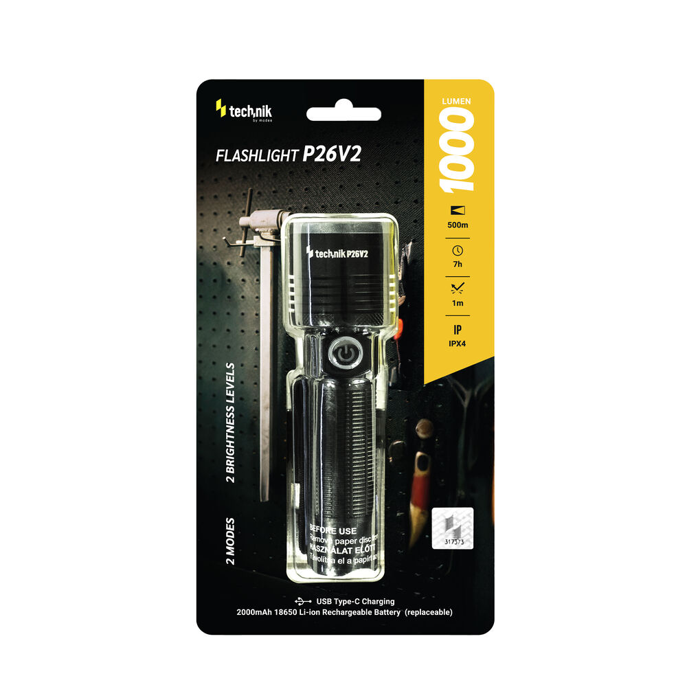 Technik Flashlight P26V2 baterka 1000 lumenov 1 Technik Flashlight P26V2 baterka 1000 lumenov