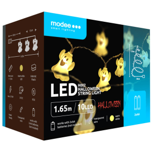 Modee Lighting LED dekorácia H002 10 LED 165cm duchovia 2xAA batérie