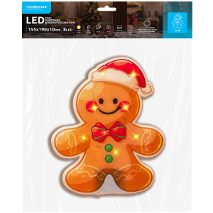 Modee Lighting LED dekorácia do okna C4001 perníček