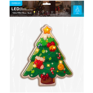 Modee Lighting LED dekorácia do okna C4004 stromček