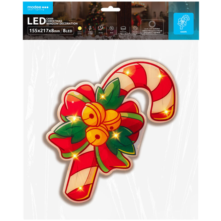 Modee Lighting LED dekorácia do okna C4009 lízatko