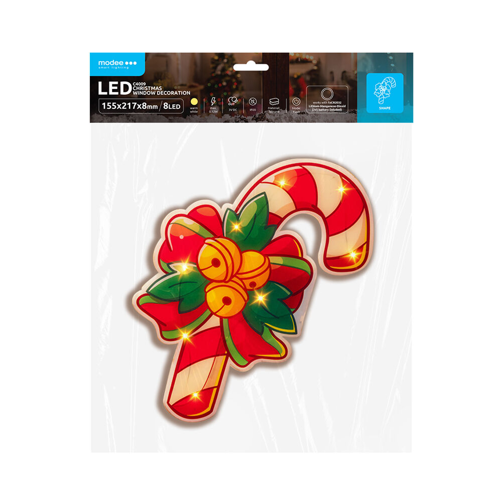 Modee Lighting LED dekorácia do okna C4009 lízatko 1 Modee Lighting LED dekorácia do okna C4009 lízatko