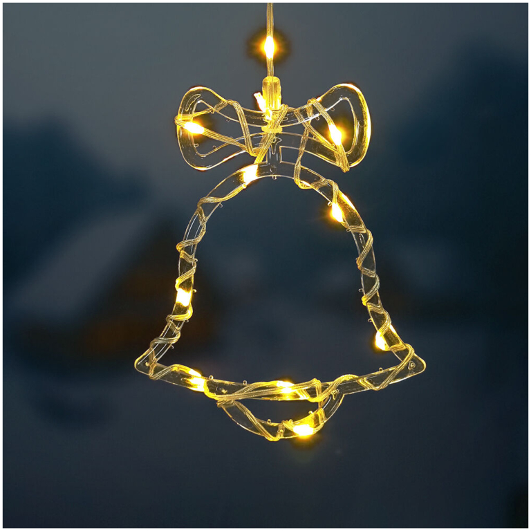 Modee Lighting LED dekorácia do okna C4010 zvonček 4 Modee Lighting LED dekorácia do okna C4010 zvonček