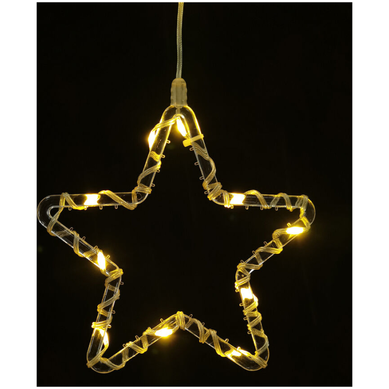 Modee Lighting LED dekorácia do okna C4012 hviezda 6 Modee Lighting LED dekorácia do okna C4012 hviezda