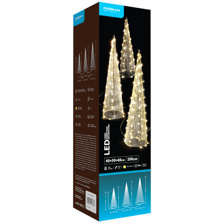 Modee Lighting LED dekorácia C5004 kužele
