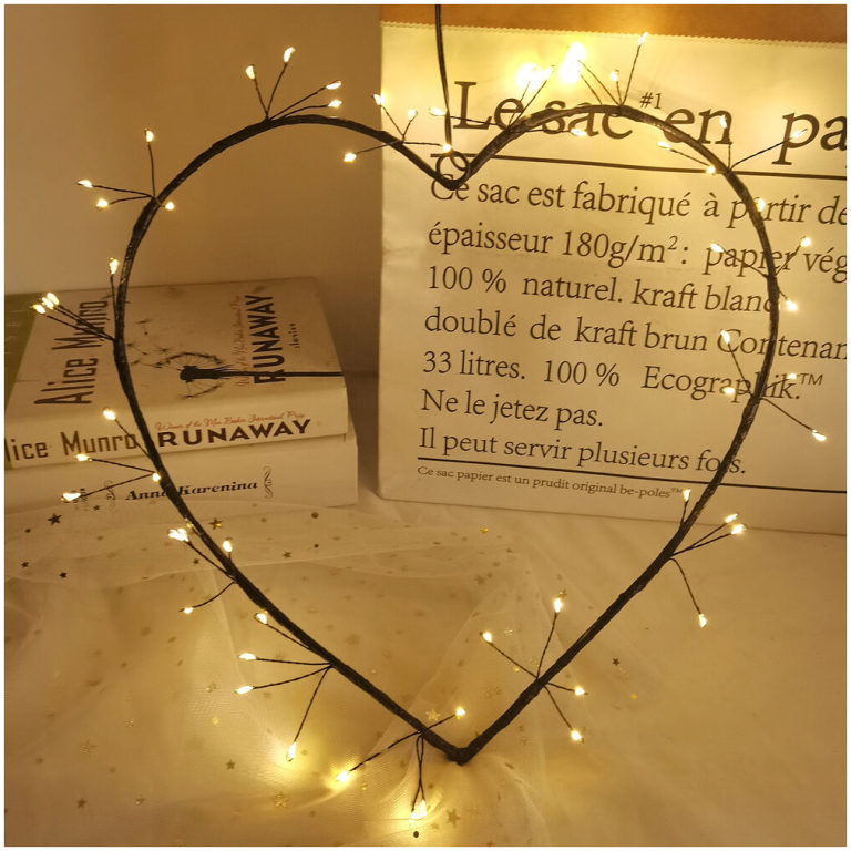 Modee Lighting LED dekorácia C4031 srdiečko 3xAA batérie