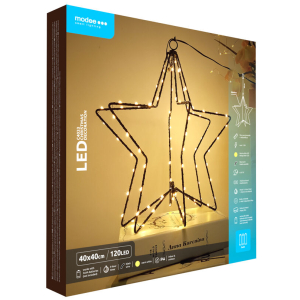 Modee Lighting LED dekorácia C4033 hviezda 3xAA batérie