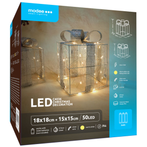 Modee Lighting LED dekorácia C4036 darček 3xAA batérie