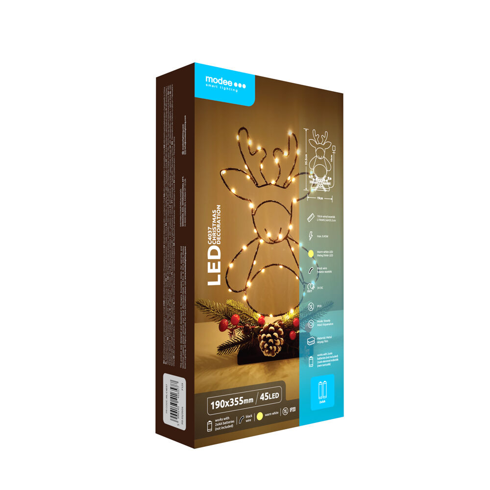 Modee Lighting LED dekorácia C4037 sob 2xAA batérie 1 Modee Lighting LED dekorácia C4037 sob 2xAA batérie