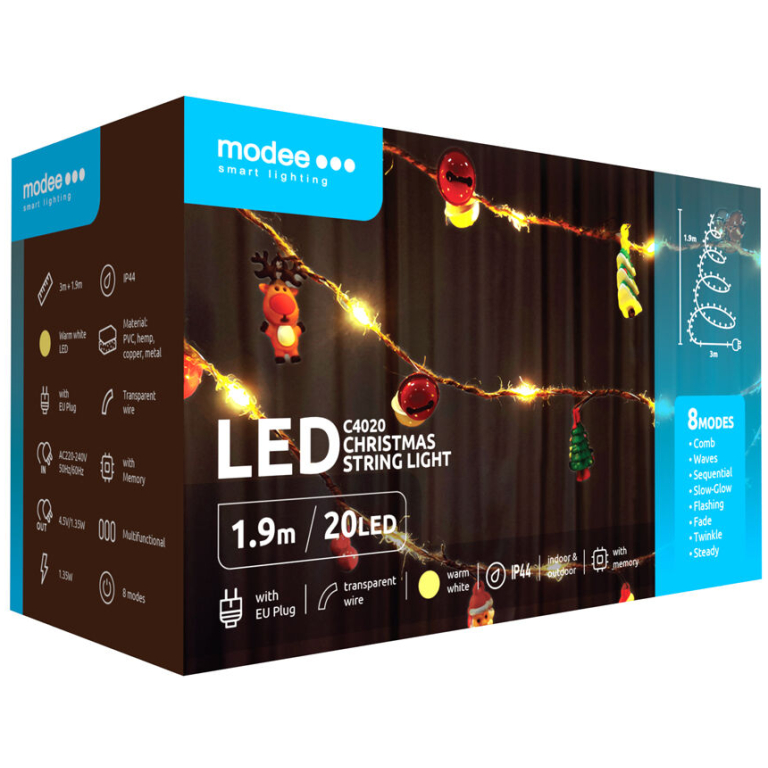 Modee Lighting LED dekorácia C4020 20 LED 190cm