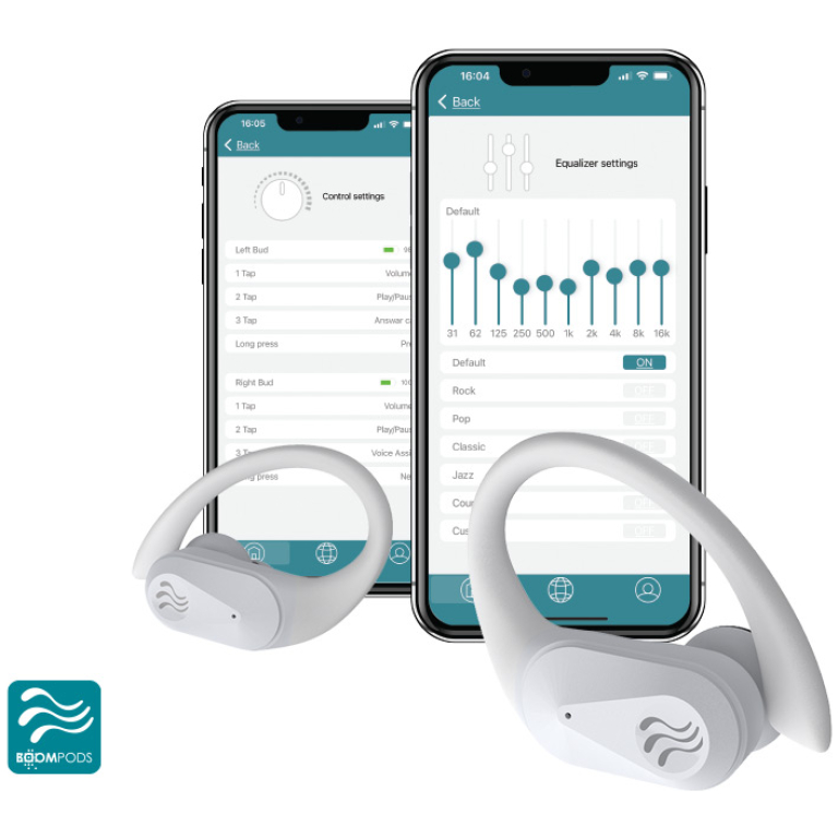 BOOMPODS sportpods OCEAN bezdrôtové slúchadlá čierne 3 BOOMPODS sportpods OCEAN bezdrôtové slúchadlá čierne